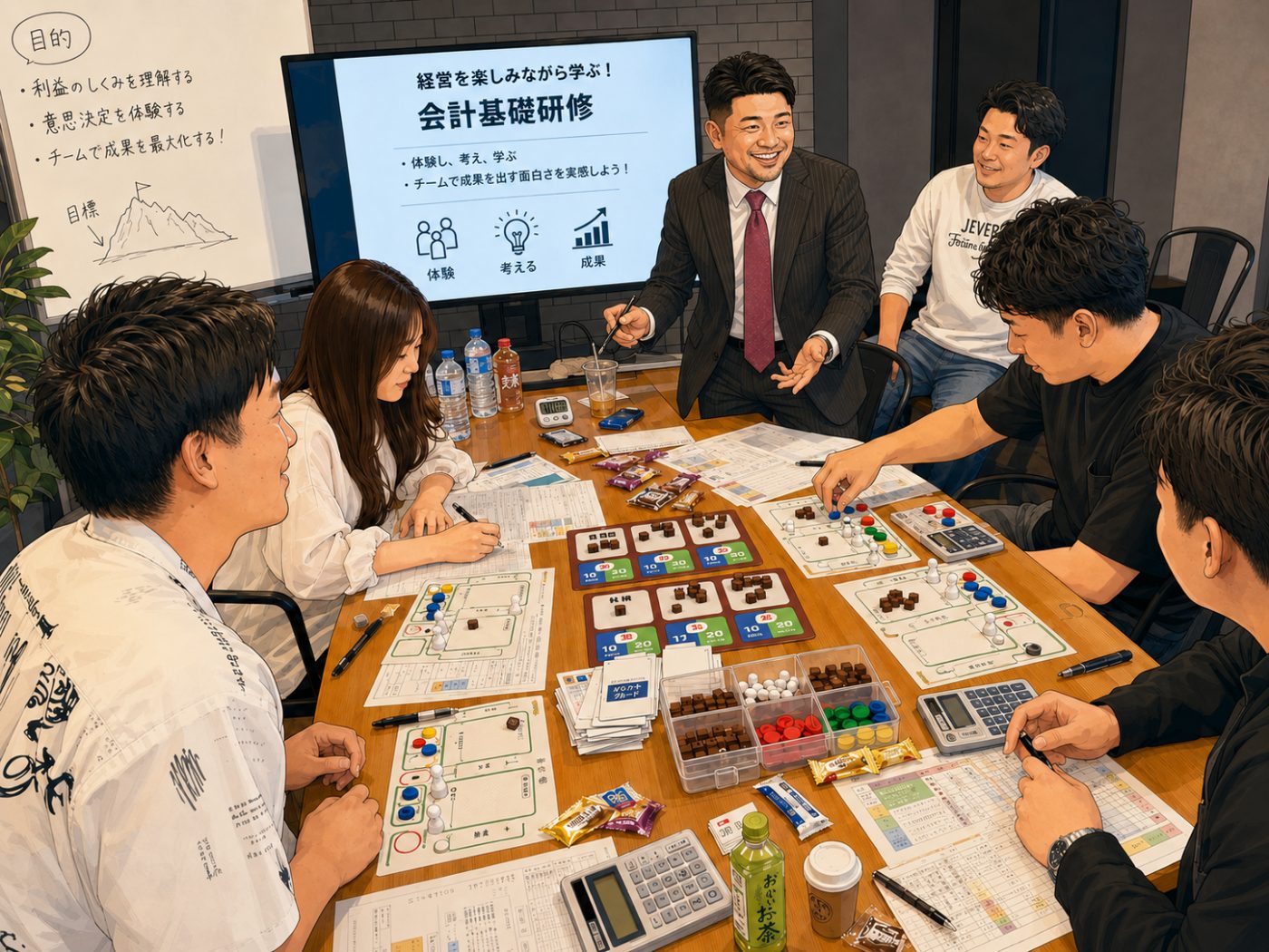 ゲーム研修の様子
